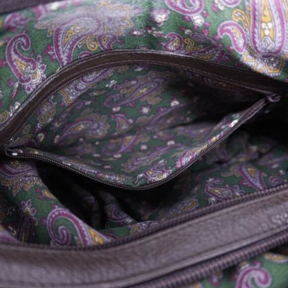 LEATHER LOFT Brown Full Grain Cowhide Crossbody Bag - Picture 6 of 10